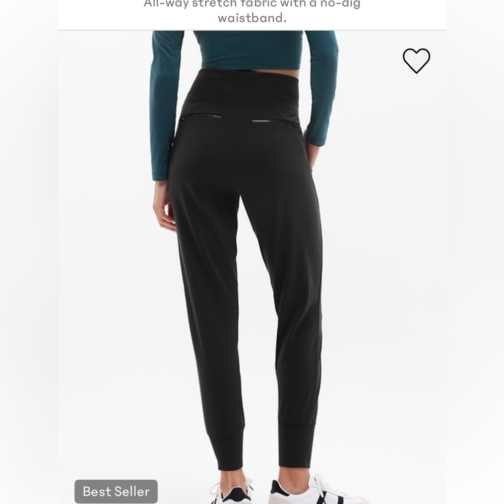 Athleta  High Rise Jogger -1X -black - Picture 2 of 8